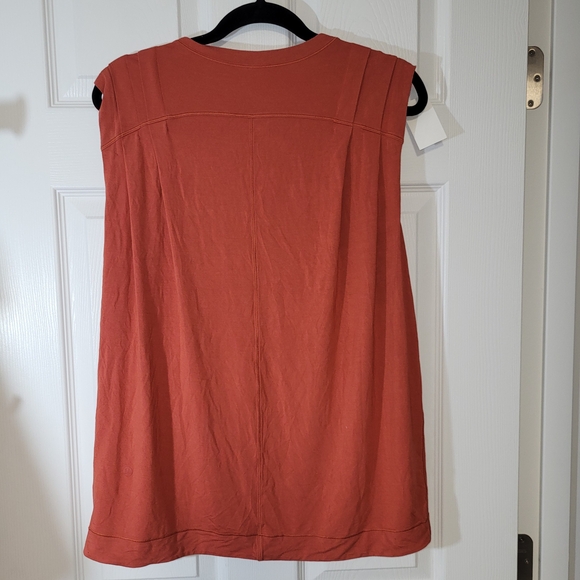 LULULEMON MODAL PLEATED SHOULDER TANK TOP SIZE 14 - Picture 7 of 9
